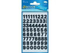 Avery Zweckform Etiketten cijfers en letters 0-9 zwart waterbestendig