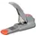Blokhechter Rapid Duax Flat Clinch 170vel zilver/oranje