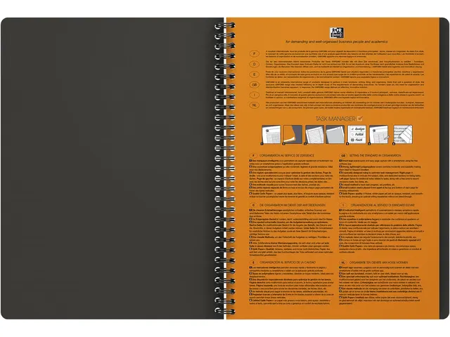 INTERNATIONAL taskmanager, 160 bladzijden, ft B5