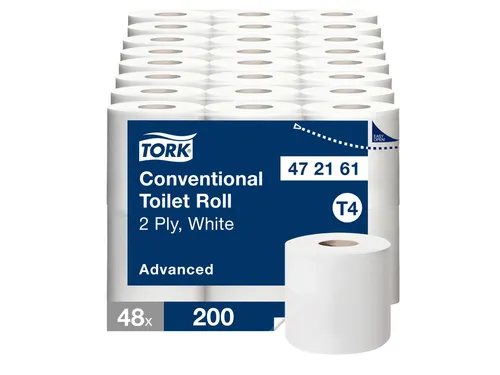 Tork 472161 T4 Traditioneel Toiletpapier Advanced 2-Laags 48 rol