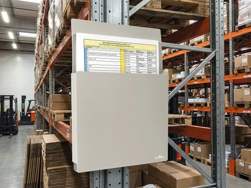 Documenthouder Info Box A4 magnetisch grijs