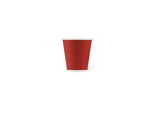 Beker porselein Les Artistes Paris 180ml met siliconen grip Rood