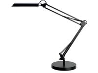 LED bureaulamp Swingo 2.0, zwart dimbaar