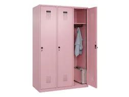 locker,HxBxD 1850x1200x500mm,3vak,vak B 400mm,draaigrendel