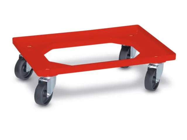 onderwagen voor kratten,draagverm. 250kg,laadvl. LxB 600x400mm