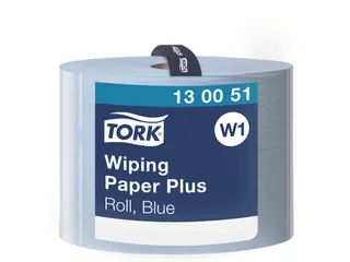 Poetspapier Tork W1 Plus Premium 2-laags 1500 vel blauw 130051 - 1