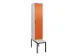 locker voor scheiding van kleding,HxBxD 2120x400x815mm,1vak