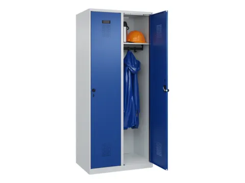 locker,HxBxD 1850x800x500mm,2vak,vak B 400mm,draaigrendel