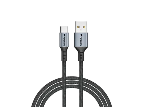 S+C Usb-A/USB-C Kabel zwart 18W 31843 480Mbps 1.20m