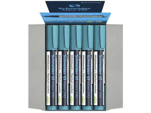Boardmarker Schneider Maxx 290 ronde punt turquoise 2-3mm