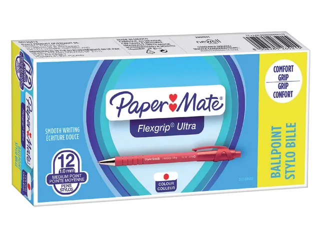 Balpen Paper Mate Flexgrip Ultra medium rood