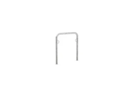 fietsbeugel,L 750mm,staal,ronde buis,m. stalen ogen,v. inbetonneren