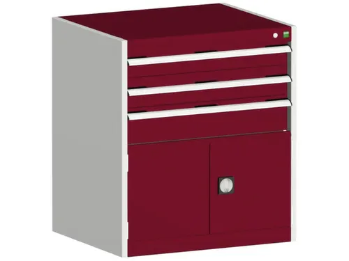 ladekast,HxBxD 900x800x750mm,3lade(n),m. lade voor normale belastingen
