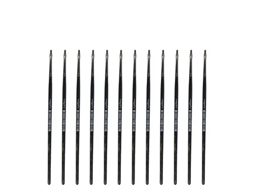 Penseel Kangaro Serie 341 plat Nr. 2 synthetisch doos 12 stuks