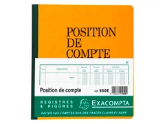 Boekje rekeningoverz icht 21x19cm 80 bl