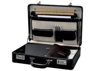 Attachékoffer Alassio Taormina Zwart leder - 4