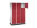 grootvolume-lockersysteem,RAL 7035/RAL 3003,HxBxD 1950x1220x500mm