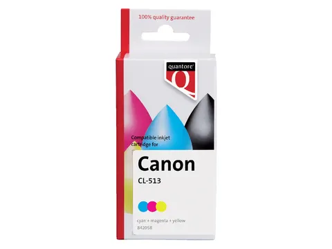 Inktcartridge Quantore alternatief tbv Canon CL-513 2971B001 3 kleuren