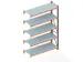 rayonnage grande largeur,rayonnage suivant,HxlxP 3300x2310x800mm