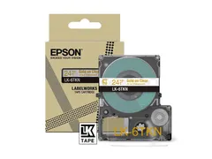 C53S672098 Epson 24mm transparant goud LK-6TKN lettertape metallic 9m