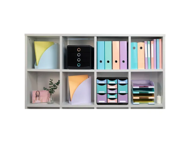 Brievenbak COMBO Pas tel mauve glossy