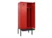 locker met bank,voor scheiding van kleding,HxBxD 2120x800x815mm,2vak