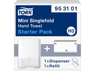 Tork Singlefold Handdoek Mini Dispenser Starterpack - 1