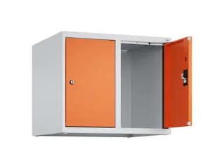 opzetkast,v. locker,2vak.,vak B 300mm,HxBxD 500x600x500mm,cilinderslot - 1