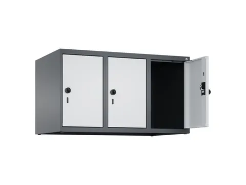 opzetkast,v. locker,3vak.,vak B 300mm,HxBxD 500x900x500mm,draaigrendel