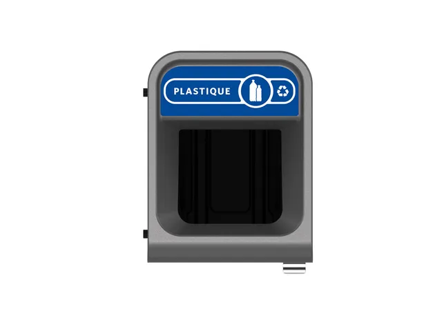 Configure Recyclingstation Plastique 57 Liter Antraciet Blauw
