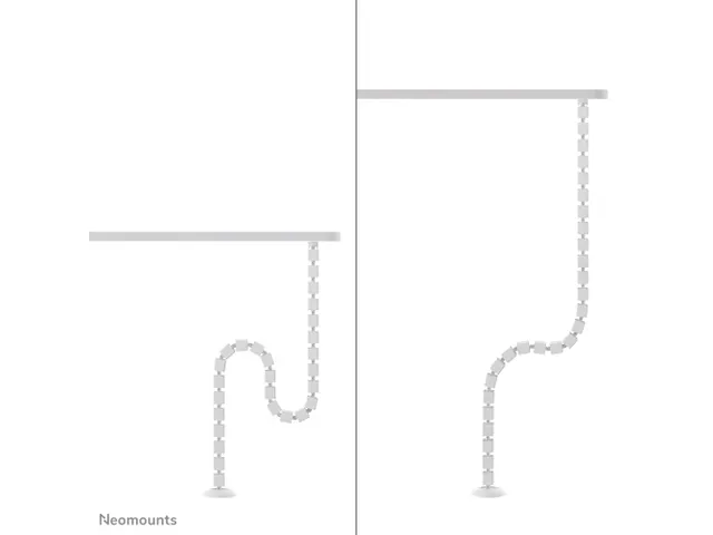 Neomounts ADS06-130WH Kabelgeleider - modulaire segmenten - schroefbev