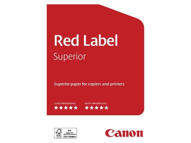 Papier imprimante A3 Canon Red Label Superior FSC 100 g/m² - 500 feuilles —  Boutique Canon Belgique