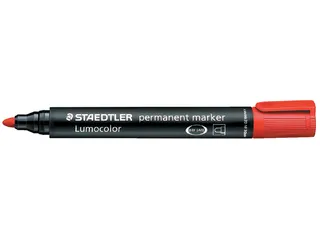 Viltstift Staedtler 352 Lumocolor rond rood 2mm - 1