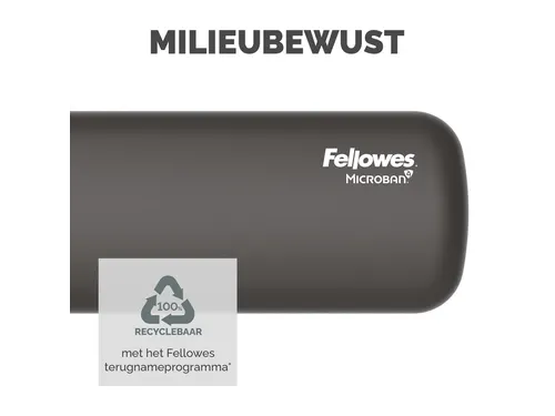 Polssteun Fellowes Breyta palm zwart 6x18cm