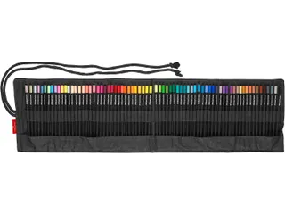 Kleurpotlood Faber-Castell Black Edition 72 stuks in roletui zwart - 3