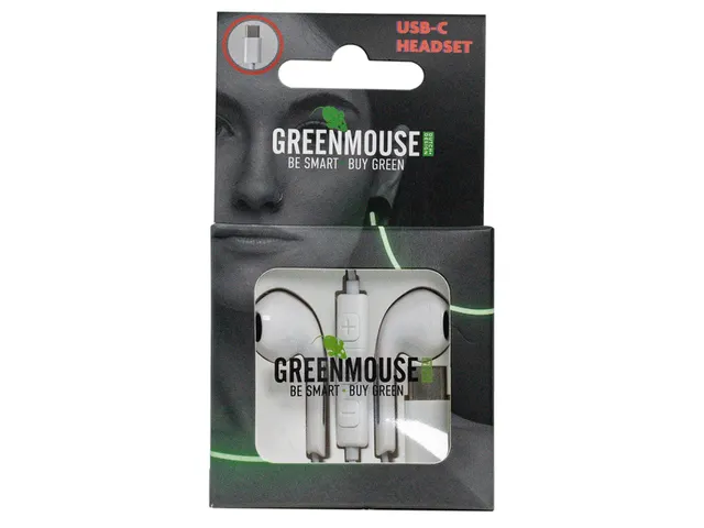 Oortelefoon GreenMouse USB-C blister