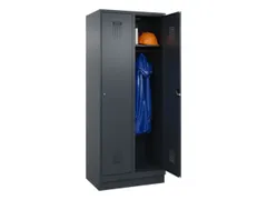 locker,HxBxD 1950x800x500mm,2vak,vak B 400mm,cil.-slot,sokkel