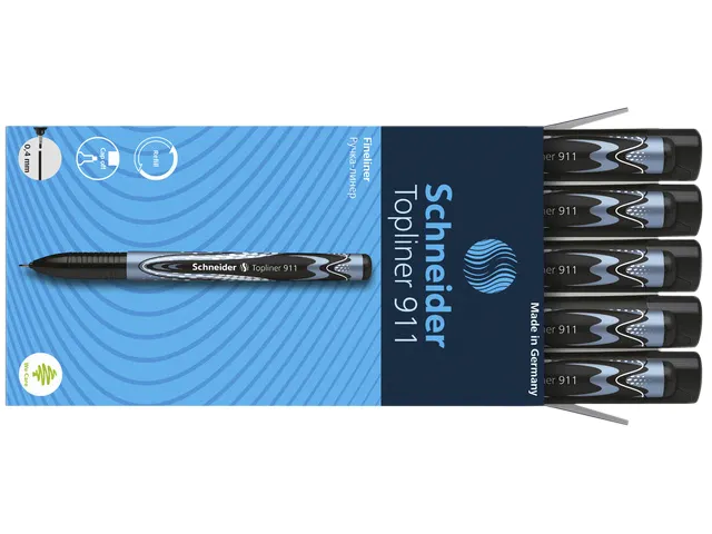 Fineliner Schneider Topliner 911 0,4mm noir