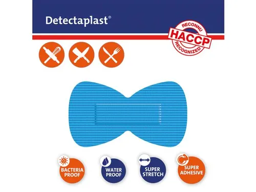 Detectaplast 8045 Vlinderpleister waterafstotend elastisch blauw 50 st