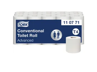 Toiletpapier Tork T4 110771 Advanced 2-laags Wit 400 Vel 30 rollen - 1