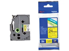 Labeltape Brother P-touch TZe-651 standaard 24mm zwart op geel
