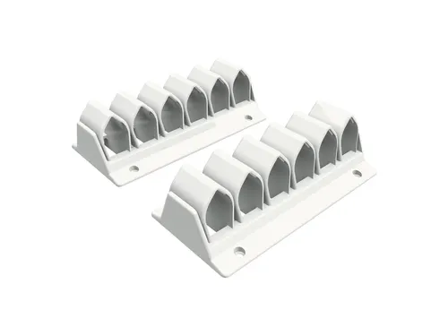 Kabelmanagement Addit kabelgolf set van 2 Wit