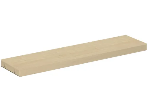 rechte tassenplank,v. balie,BxD 500x120mm,hout,esdoorn