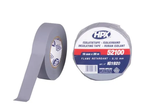 PVC Isolatietape VDE - Grijs 19mm x 20m