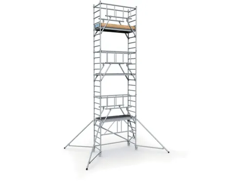 klapsteiger,platform H 5,55m,BxD 1800x600mm,steiger H 6,65m