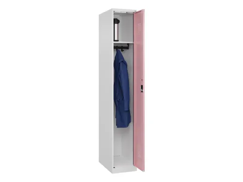 locker,HxBxD 1850x300x500mm,1vak,vak B 300mm,cil.-slot,staand op vloer