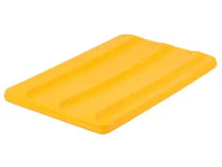 Deksel Voor Verrijdbare Rechthoekige Bak 135 Liter Geel - 2