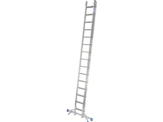 schuifladder,2x15,sporten,balk L 4,4-7,75m,2-dlg.,aluminium - 1