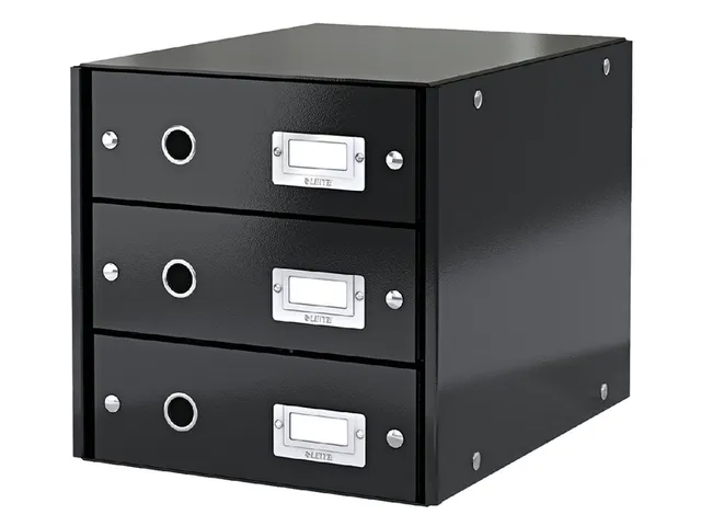 Ladenbox 3 Laden Leitz Click & Store 3 Laden Zwart 81% gerecycled kart