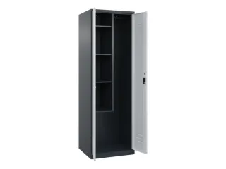 schoonmaakkast,HxBxD 1850x600x500mm,links 4vakken - 2